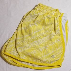 Champion Women's Yellow Athletic Shorts Size M